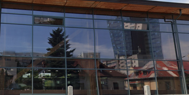 A Google Maps street view of the building opposite the same windows as the previous image